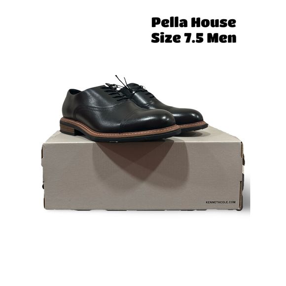 Kenneth Cole Reaction Black Oxfords - Picture 1 of 5